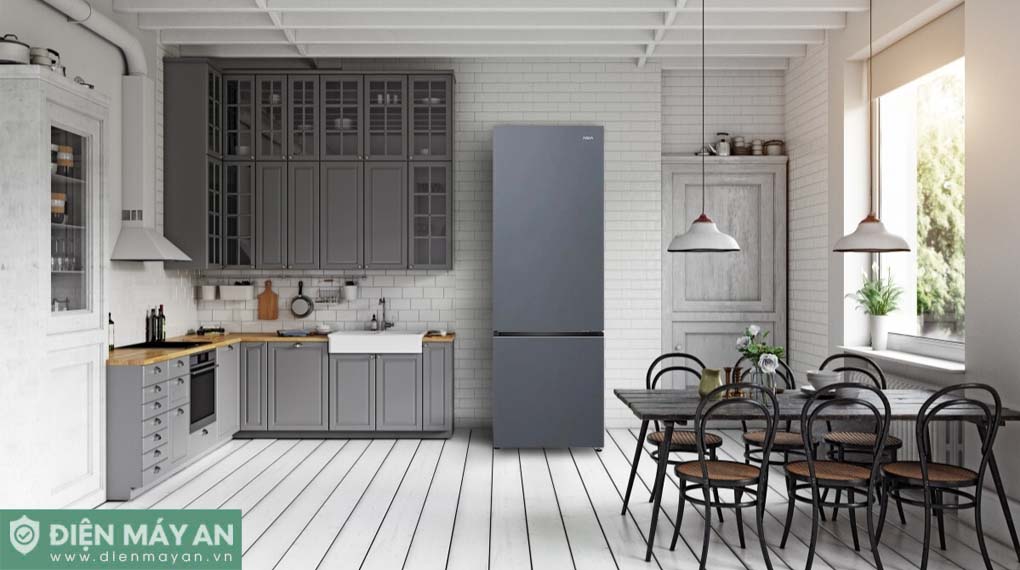 Tủ lạnh Aqua Inverter 324 Lít AQR-B390MA(SLB)